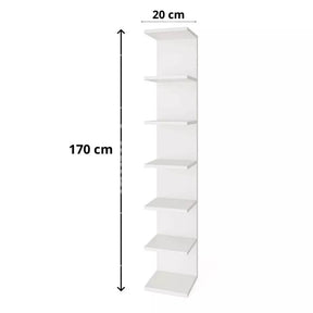 torre de prateleiras estante mdf 170 ou 85 cm cor BRANCA