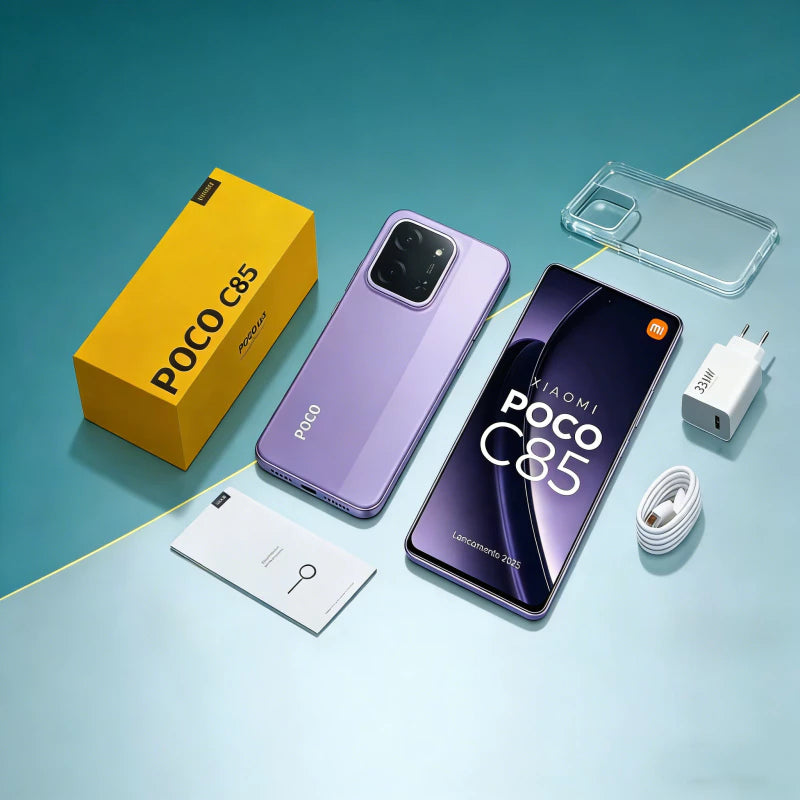 Celular POCO C85 Dual SIM 6+128GB 8+256GB Ram - Lacrado + Nota Fisca