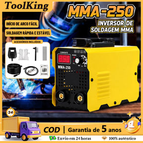 🚚Envio local🚚 Portátil 220V/110V Máquina de Solda Inversora MMA-250 IGBT Painel Digital com Acessórios