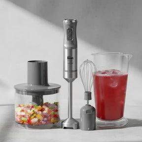 Mixer 3 em 1 Turbo 1000W 127V Inox Kian – Alta Potência com Copo 700 ml + Processador 1 L