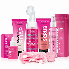 Kit skin care limpeza de pele rosa mosqueta