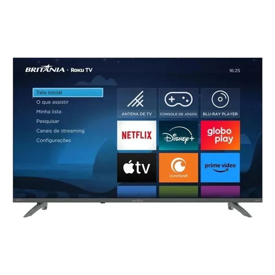 Smart TV 43” Britânia B43CRA Full HD Wi-Fi HDMI USB Conversor Digital