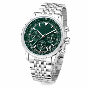 Relógio de Pulso Masculino Elegante de Quartzo com Cronógrafo – Modelo 04