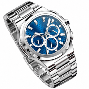 Relógio de Pulso Masculino Elegante de Quartzo com Cronógrafo – Modelo 09