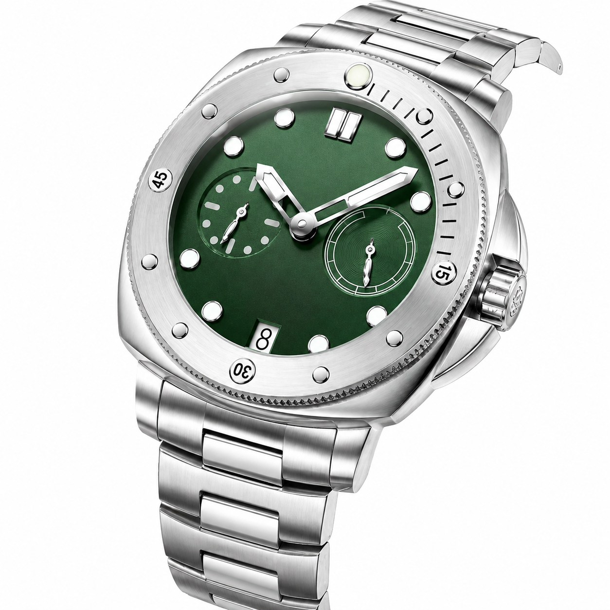 Relógio de Pulso Masculino Elegante de Quartzo com Luminoso – Modelo 14