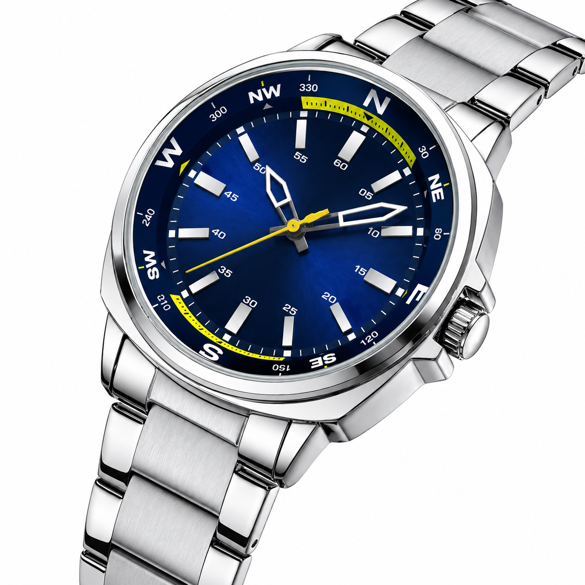 Relógio de Pulso Masculino Elegante de Quartzo – Modelo 15