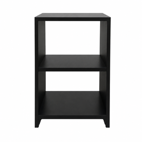 Mesa de Cabeceira Nicho Quarto Preto/Branco
