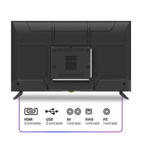 Smart TV HQ 32" HD tela sem Bordas Sistema Android Design Slim HQS32NKHM