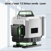 8/12/16 Linhas Nível a Laser Ajustável 360 ° Medição Da Linha De Ferramentas Rotativas Auto-Nivelamento