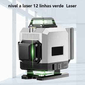 8/12/16 Linhas Nível a Laser Ajustável 360 ° Medição Da Linha De Ferramentas Rotativas Auto-Nivelamento