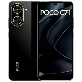 Celular Smartphone Poco C71 128GB / 64GB Dual Sim Global (COM CAPINHA E PELÍCULA DE CORTESIA)