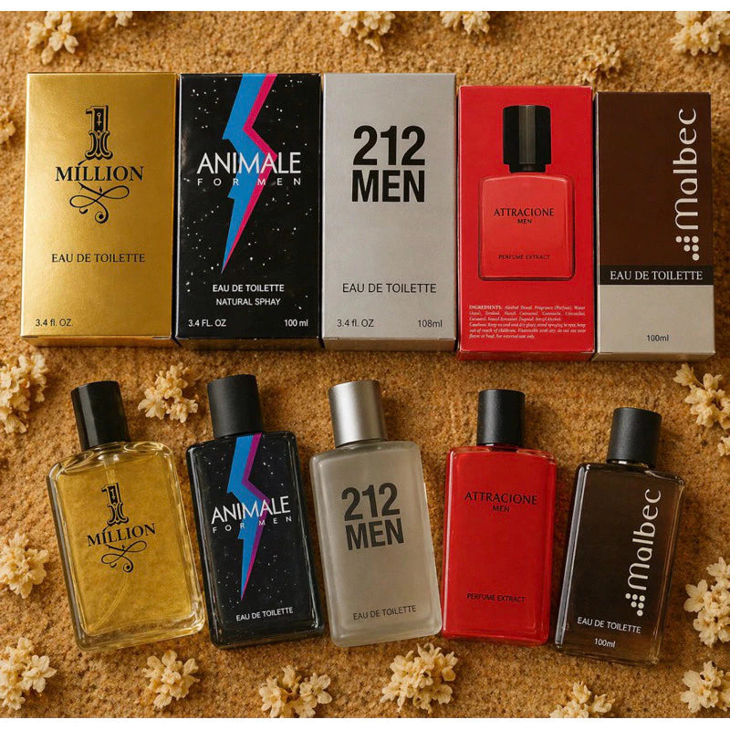 kIT 5 PERFUMES MASCULINO IMPORTADO 100ML