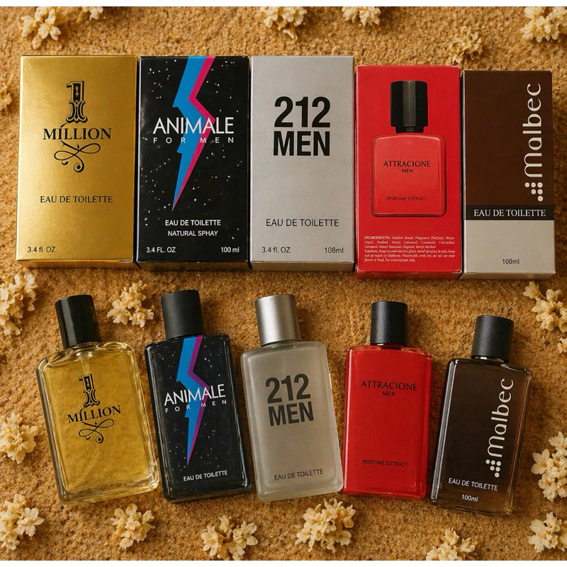 kIT 5 PERFUMES MASCULINO IMPORTADO 100ML