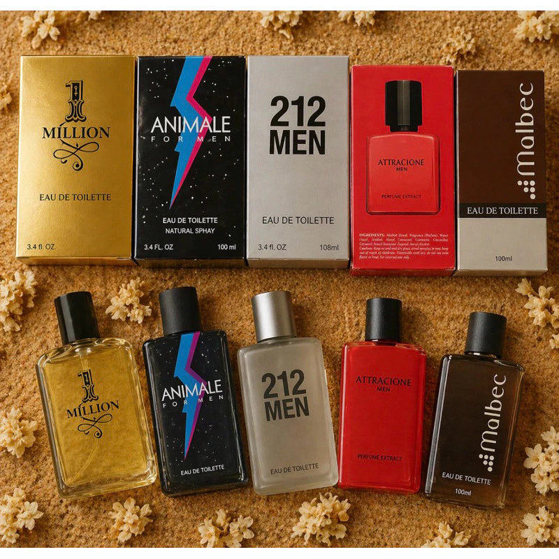kIT 5 PERFUMES MASCULINO IMPORTADO 100ML