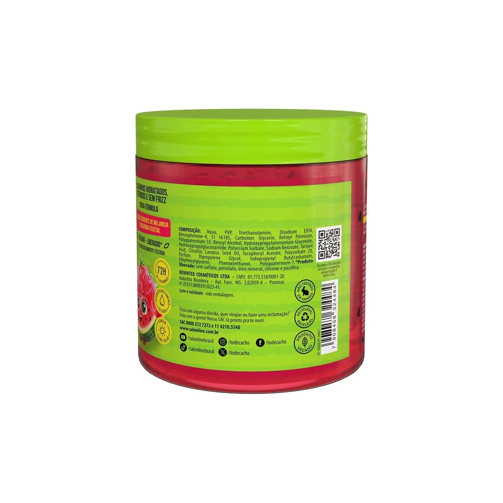 Gelatina Melancia #todecacho Kids Ativadora 550g