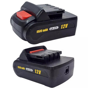 Parafusadeira Furadeira Bateria 12V com Maleta e Kit 136 Peças Bivolt EVALD